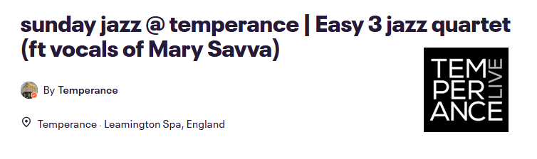 Temperance Tickets